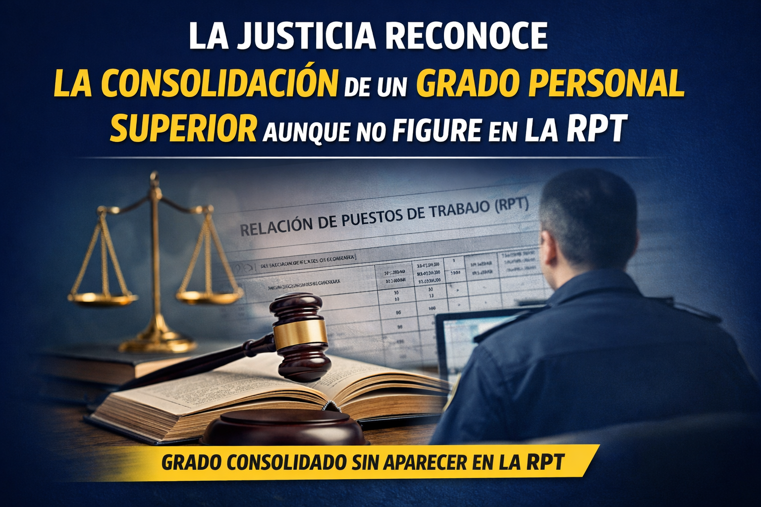 consolidación del grado personal superior